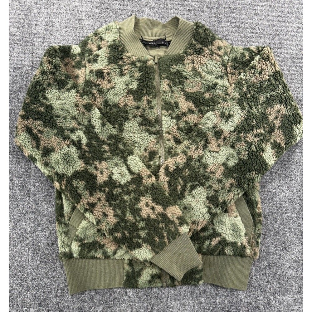 prAna Polar Escape Bomber Jacket Womens S Kale Wildflower Camo NWT